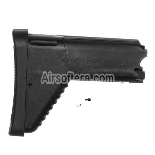 Airsoft CYMA 180mm Polymer Retractable Butt Stock For CYMA Cybergun SCAR Series AEG Rifles Black