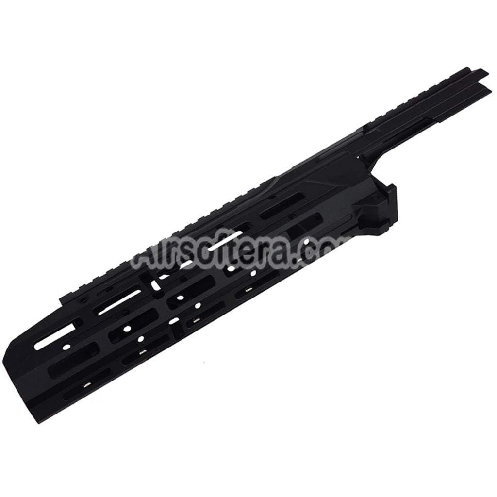 5KU Chassis SAG Style MK3 Monolithic M-Lok Handguard Rail System Railed Dust Cover Set For Tokyo Marui AKM GBB Series Rifles Airsoft Black