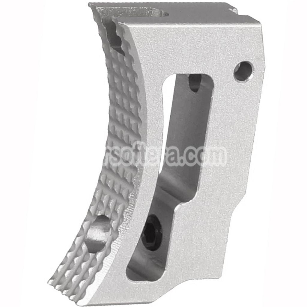 5KU Aluminum Short Curved Adjustable Trigger For Tokyo Marui Hi-Capa 1911 Series GBB Pistols Airsoft