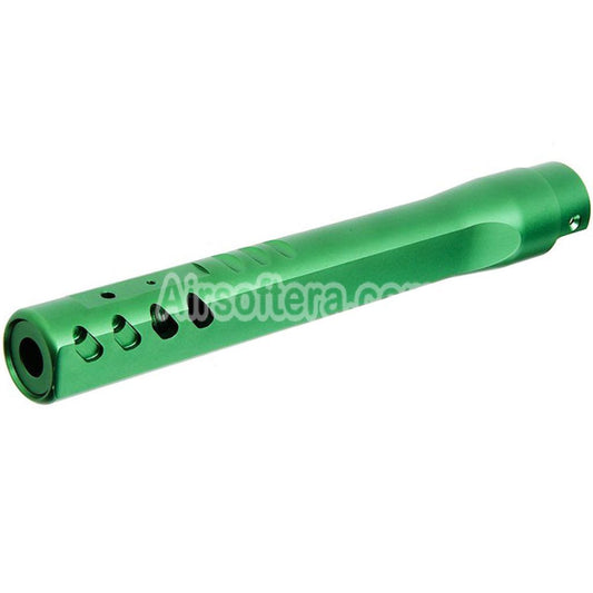 Narcos Airsoft CNC Aluminum Front Hunter Barrel Kit For Action Army AAP01 Series GBB Pistols Green