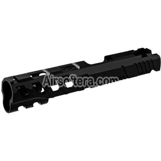 Narcos Airsoft CNC Aluminum Slide Phantom For Tokyo Marui Hi-Capa 5.1 Series GBB Pistols Black