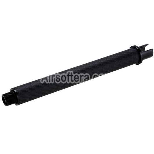 Airsoft Dr. Black Light Weight Carbon Fiber 7" Inches Outer Barrel For Tokyo Marui M4 Series MWS GBB Rifles Black
