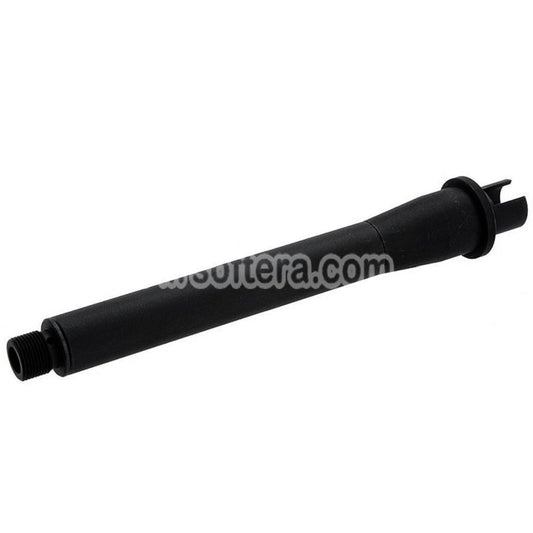 Revanchist Airsoft Aluminum 7.5" Inches Outer Barrel with 0.5" Barrel Extension -14mm CCW For Tokyo Marui M4 Series MWS GBB Rifles Black