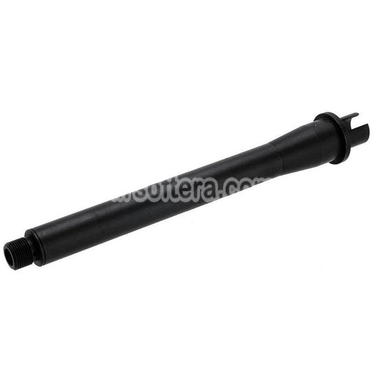 Revanchist Airsoft Aluminum 8.5" Inches Outer Barrel with 0.5" Barrel Extension -14mm CCW For Tokyo Marui M4 Series MWS GBB Rifles Black