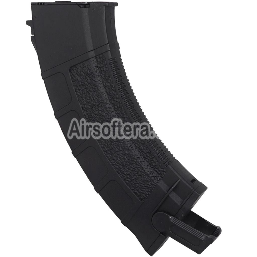 CYMA 500rd Pull-Tab Polymer Winding Hi-Cap Magazine Suitable For AK Series AEG Rifles Airsoft Black