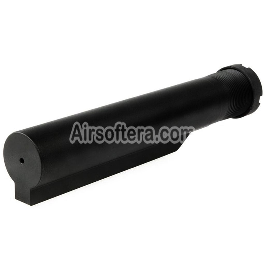 Guns Modify GM CNC Aluminum 6-Position Stock Buffer Tube For Tokyo Marui M4 Series MWS GBB Rifles Airsoft Black