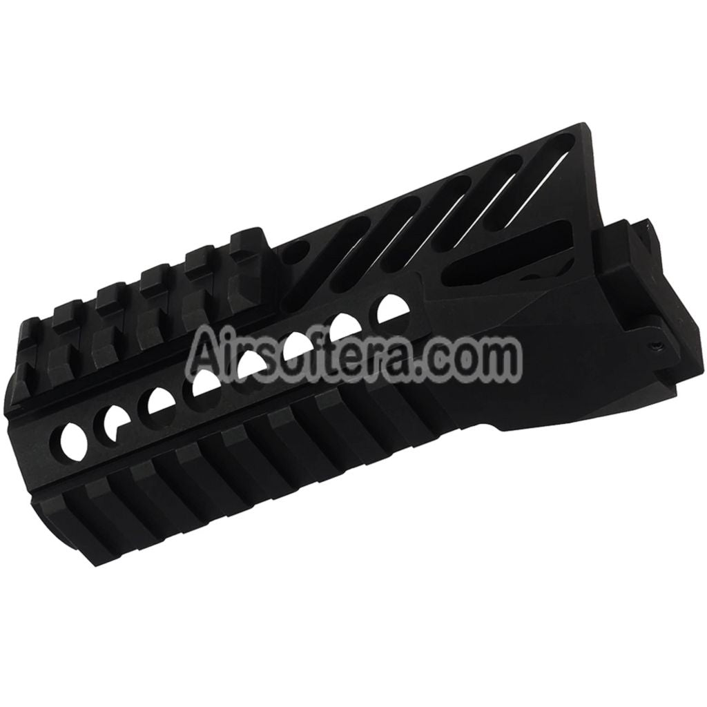 DOUBLE BELL CNC Aluminum Lower Handguard Rail System Suitable For AKS-74U Series AEG GBB Rifles Airsoft Black