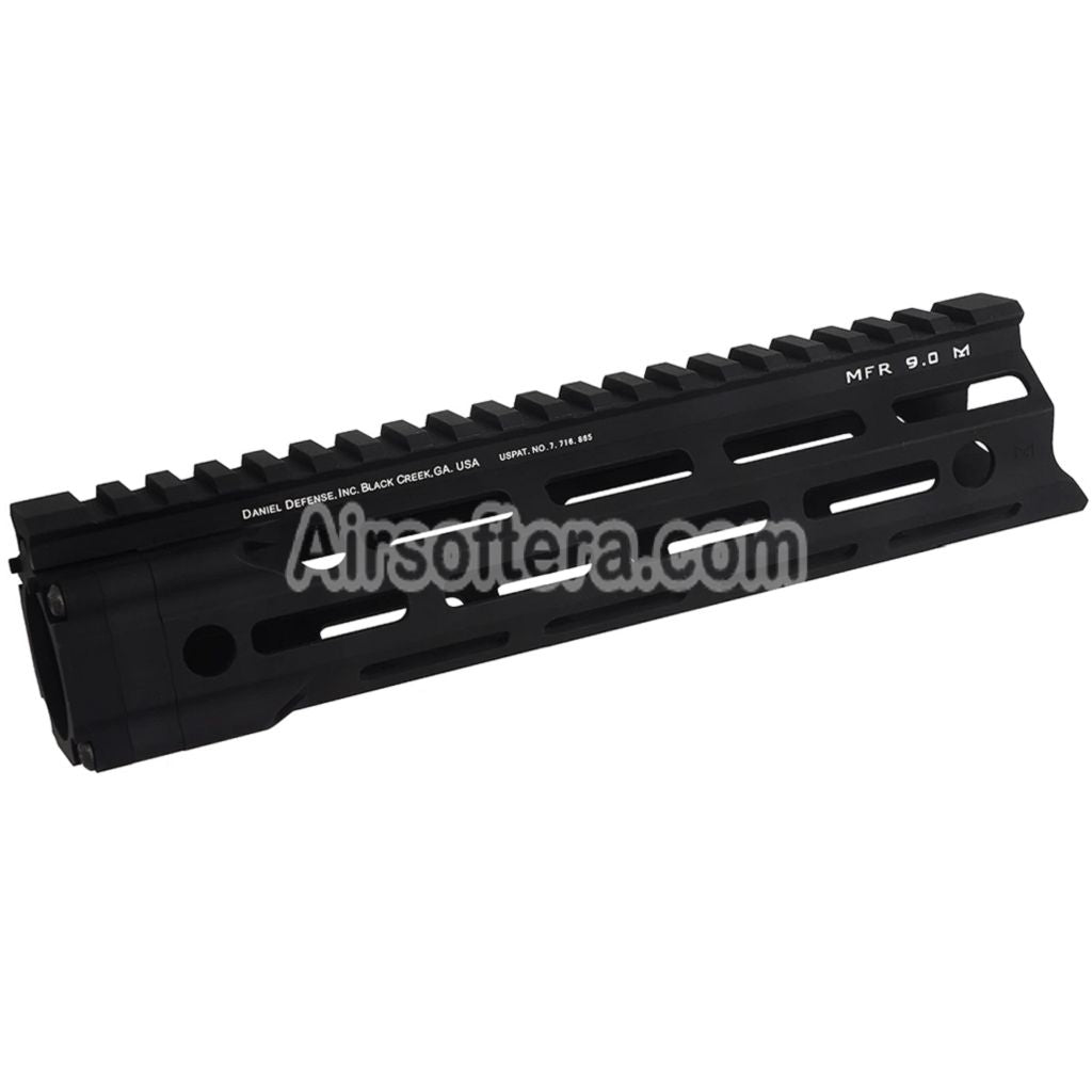 APS EMG Daniel Defense MFR 9 Inches M-LOK Handguard Rail System For APS EMG Tokyo Marui M4 M16 Series AEG Rifles Airsoft Black
