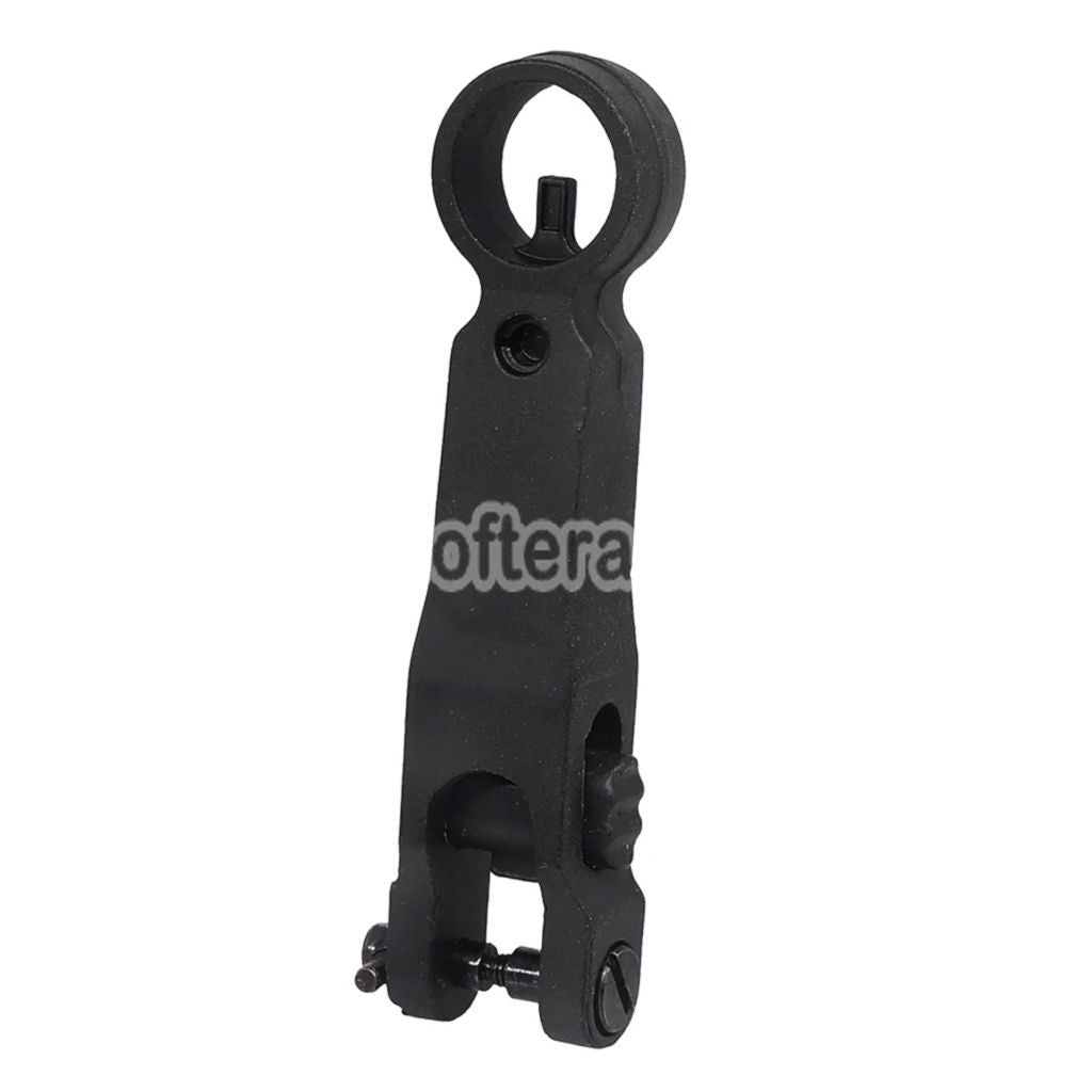 E&C Flip-Up Front Sight Suitable For HK416 Series AEG Rifles Airsoft Black