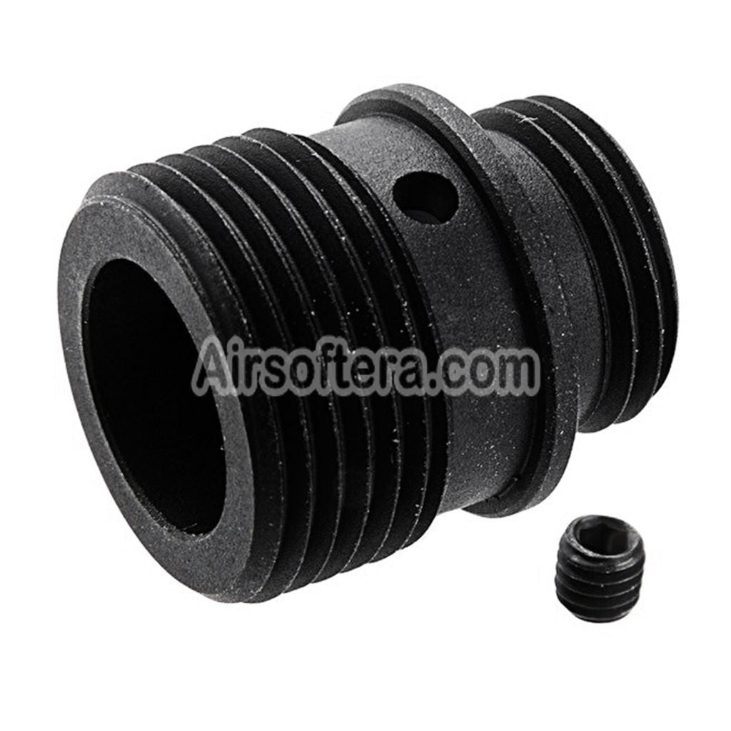 Revanchist Airsoft Aluminum INF Style Compensator -14mm CCW Counter-Clockwise Thread Suitable For Tokyo Marui Hi-Capa Series GBB Pistols
