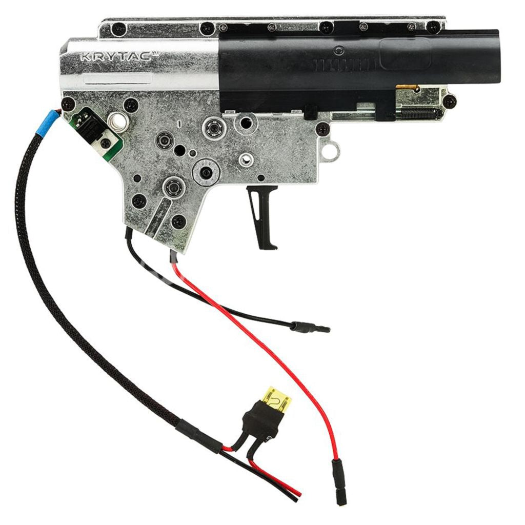 KRYTAC Reinforced M120 8mm Ball Bearing QD Complete Nautilus Version 2 V2 Gearbox For Trident/MK2 Series M4 AEG Rifles Rear Wired - AirsoftEra