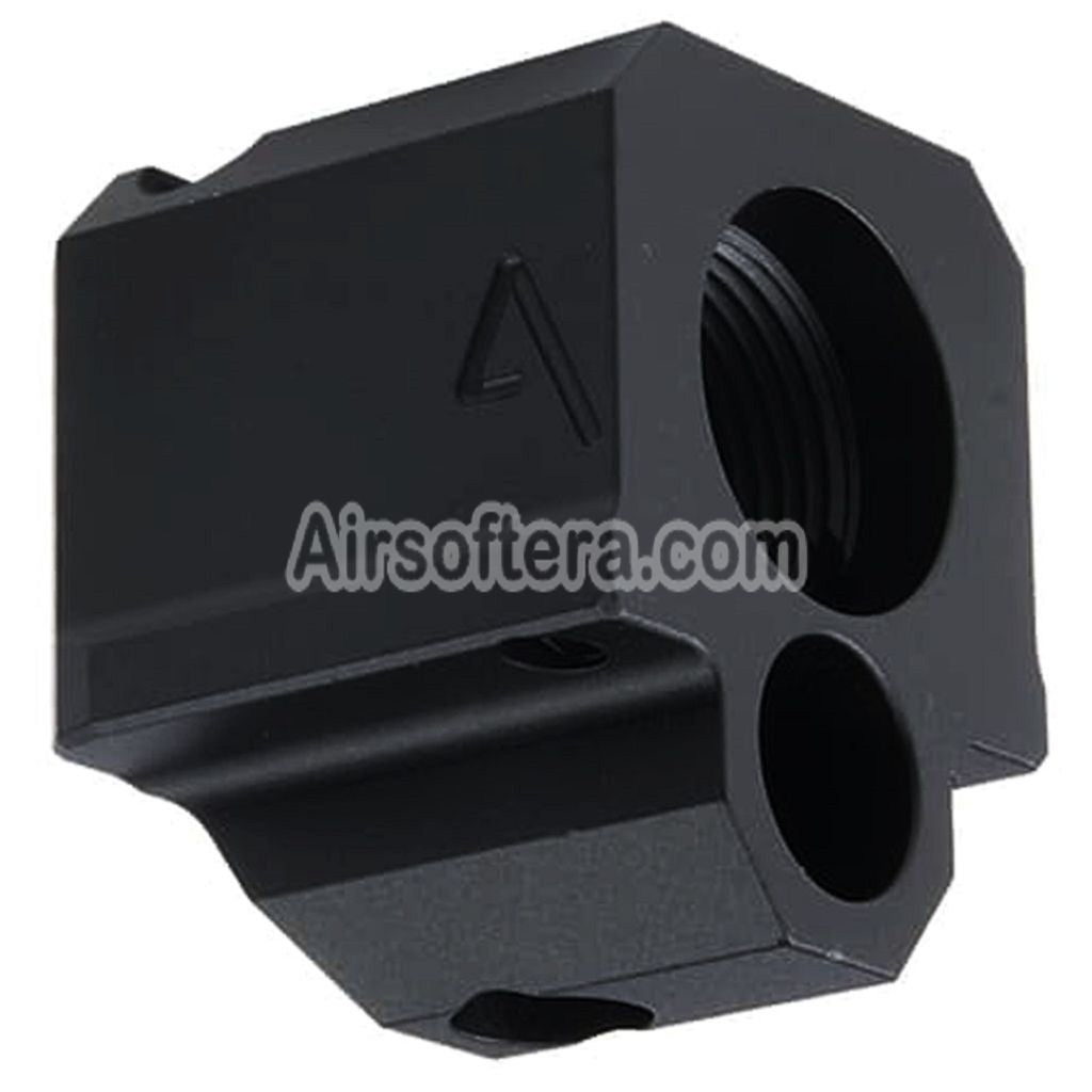RWA Agency Arms 417 Single Port Compensator -14mm CCW Counter-Clockwise Thread Suitable For G-Series GBB Pistols Airsoft