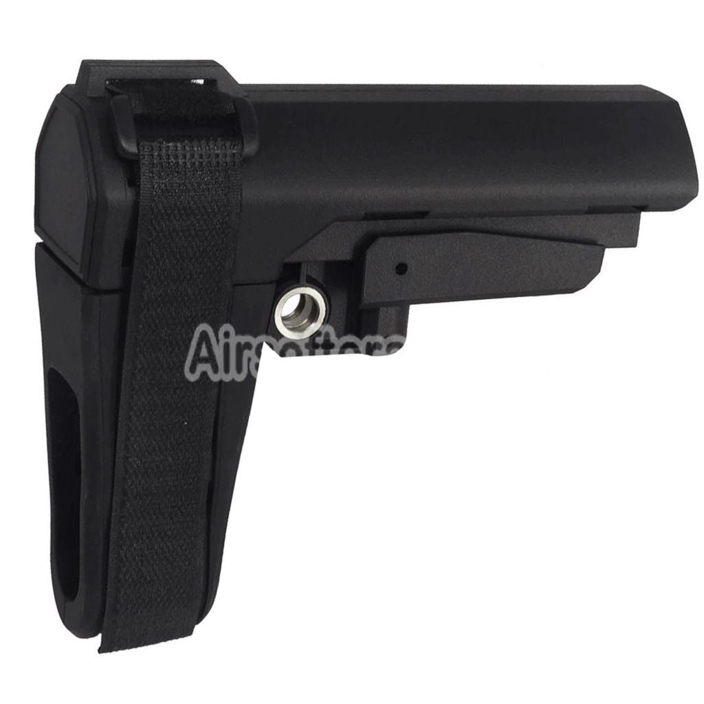 CYMA SB Stabilizing Brace Stock For M4 M16 Series AEG Rifles Airsoft Black