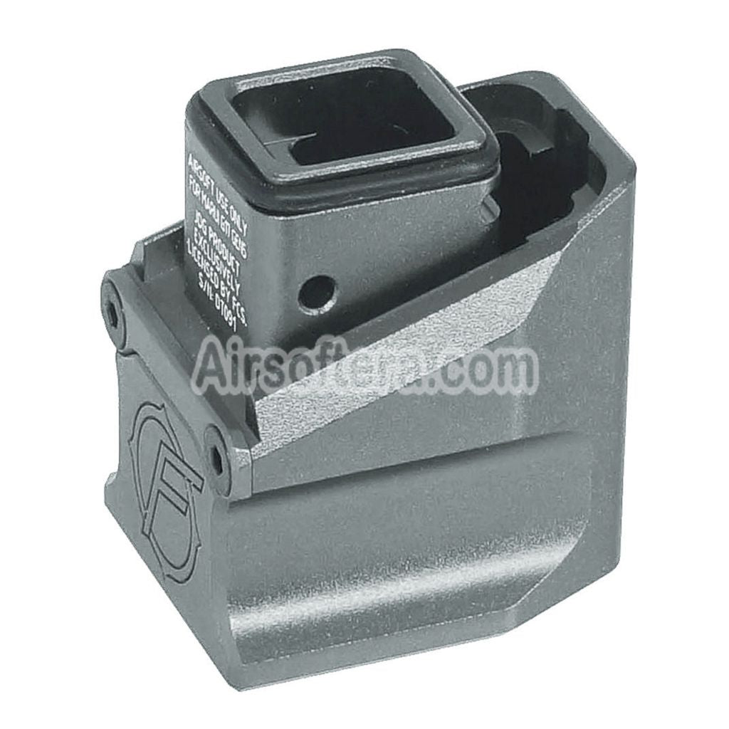 JDG Floyds Licensed Magazine Extension Pad Base For Tokyo Marui G17 Gen.5 MOS GBB Pistols Magazine Gray - AirsoftEra