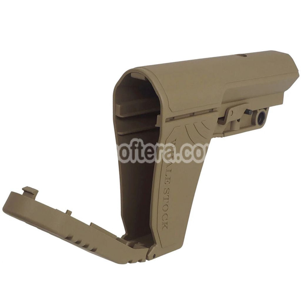 CYMA Large Storage Compartment Long Version WHALE Adjustable Stock Suitable For M4 M16 Series AEG Rifles Airsoft