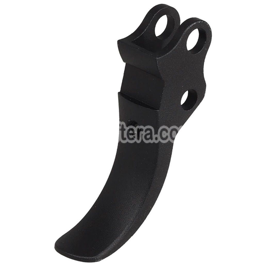 5KU CNC Aluminum Curved Style Trigger For KJ Works ASG CZ Shadow 2 Series GBB Pistols Airsoft Black - AirsoftEra