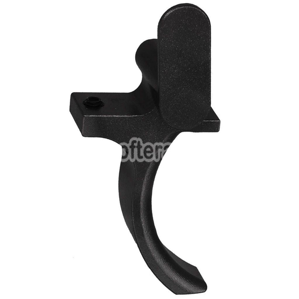 5KU CNC Aluminum Curved Style Trigger For SIG Air VFC P320 M17 M18 X-Series GBB Pistols Airsoft Black - AirsoftEra