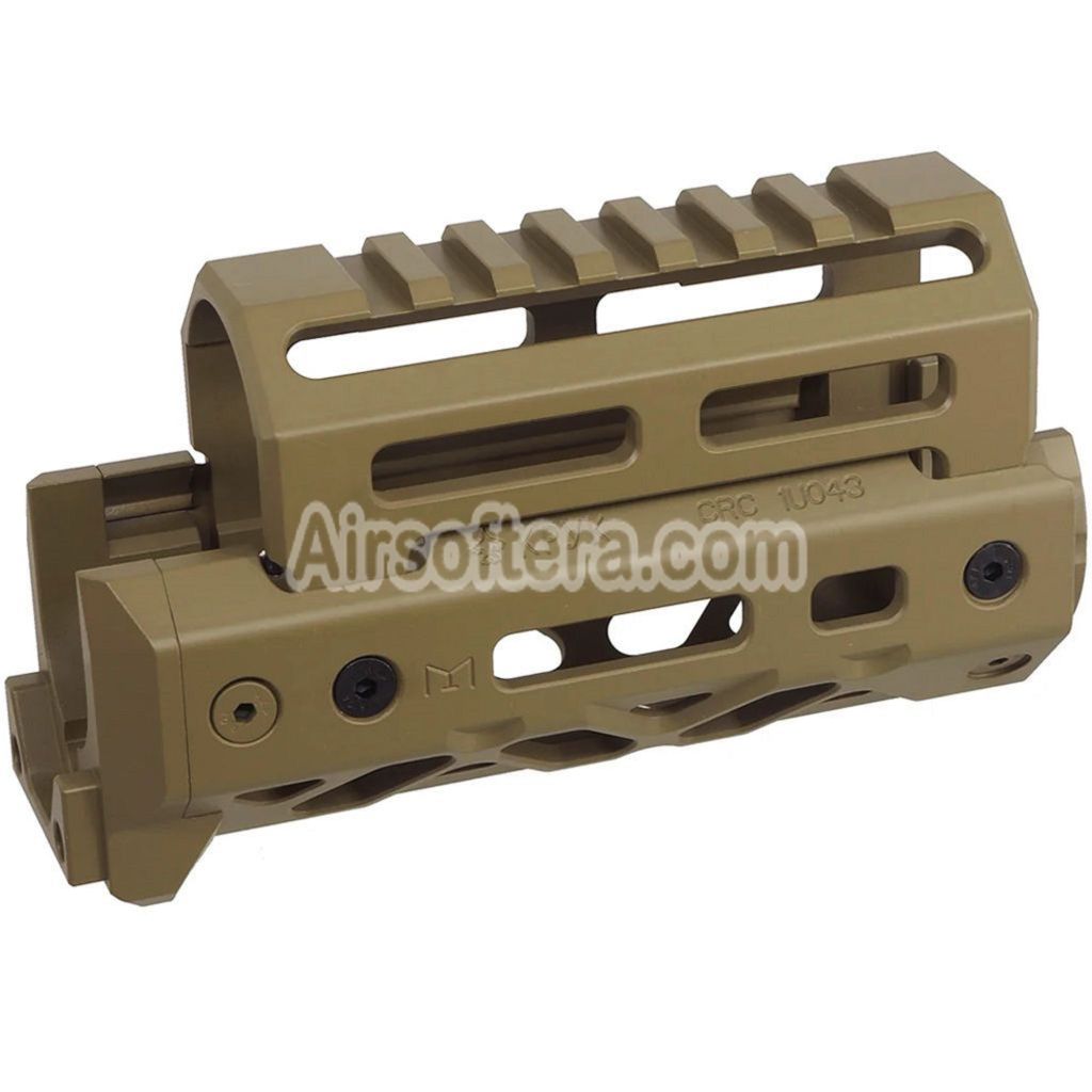 5KU KPYK CRC 1U040 Style 125mm M-LOK Upper Lower Handguard Rail System For CYMA D-BOYS AKS-74U Series AEG Rifles Airsoft