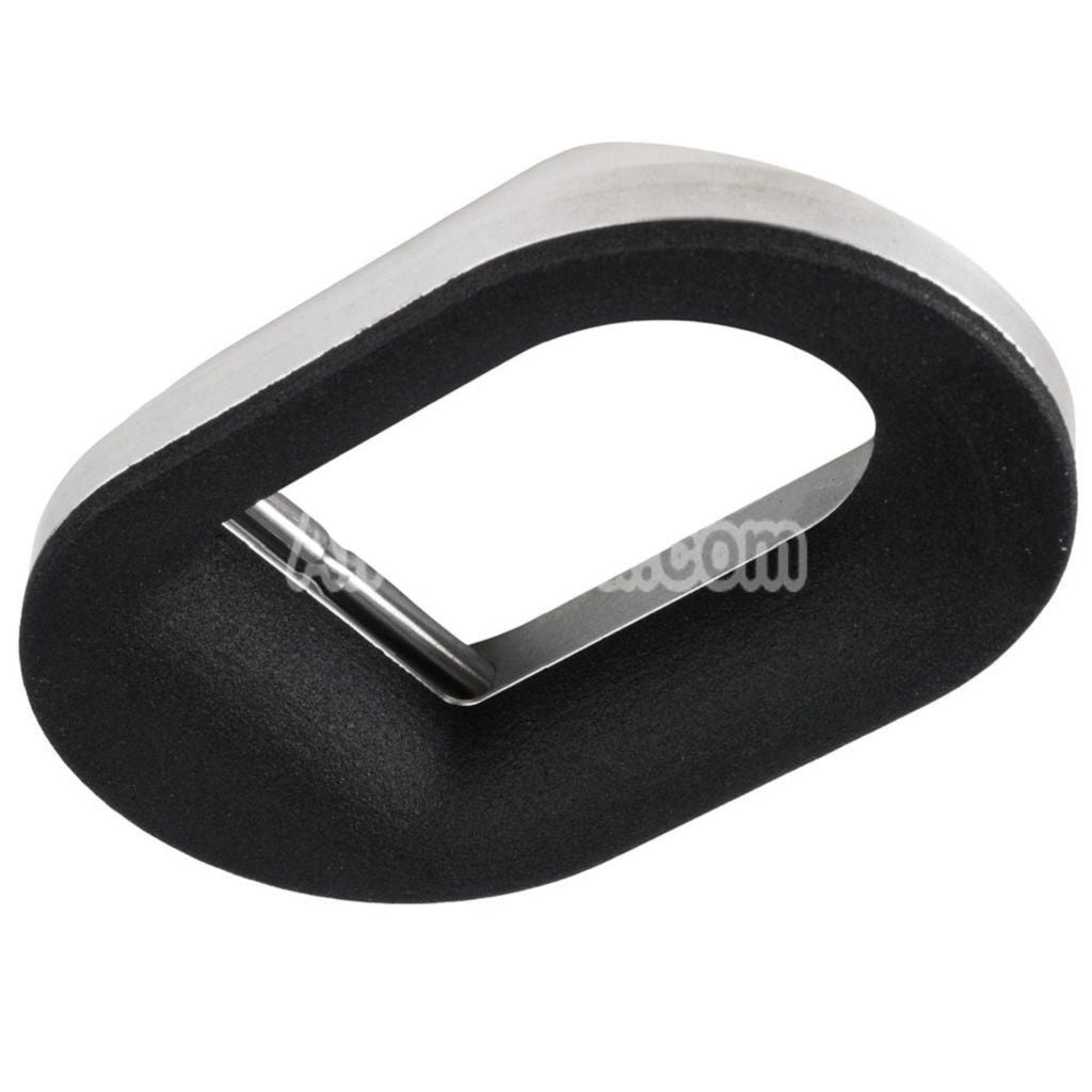 Revanchist Airsoft Stainless Steel Magwell XL For Tokyo Marui Hi-Capa Series GBB Pistols Polymer Grip Silver - AirsoftEra