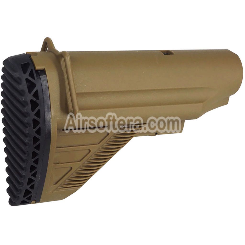 E&C E2 Style Retractable Stock Suitable For E&C HK417 G28 Series AEG Rifles Airsoft