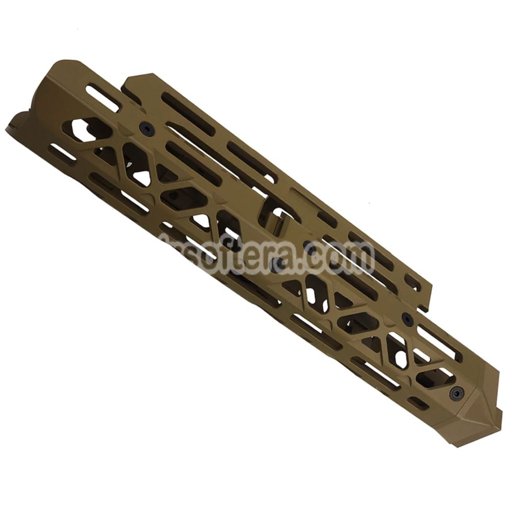 5KU KPYK CRC 1U020B Style 290mm Medium-Length M-LOK Upper Lower Handguard Rail System For CYMA D-BOYS AKM AK105 AKS-74U Series AEG Rifles Airsoft