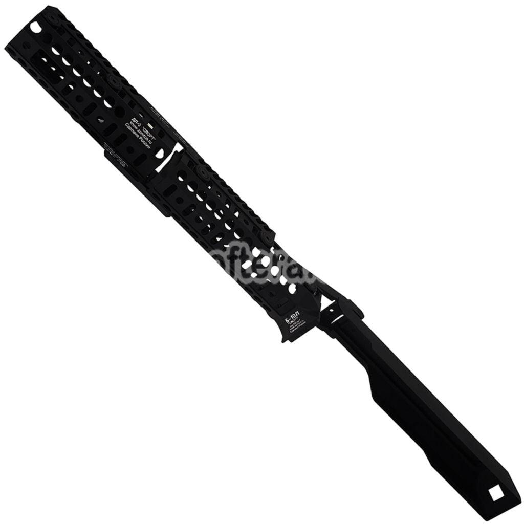 5KU SPORT-4 Style Handguard Rail System B33 Railed Dust Cover Set For Tokyo Marui AKM Series GBB Rifles Airsoft Black