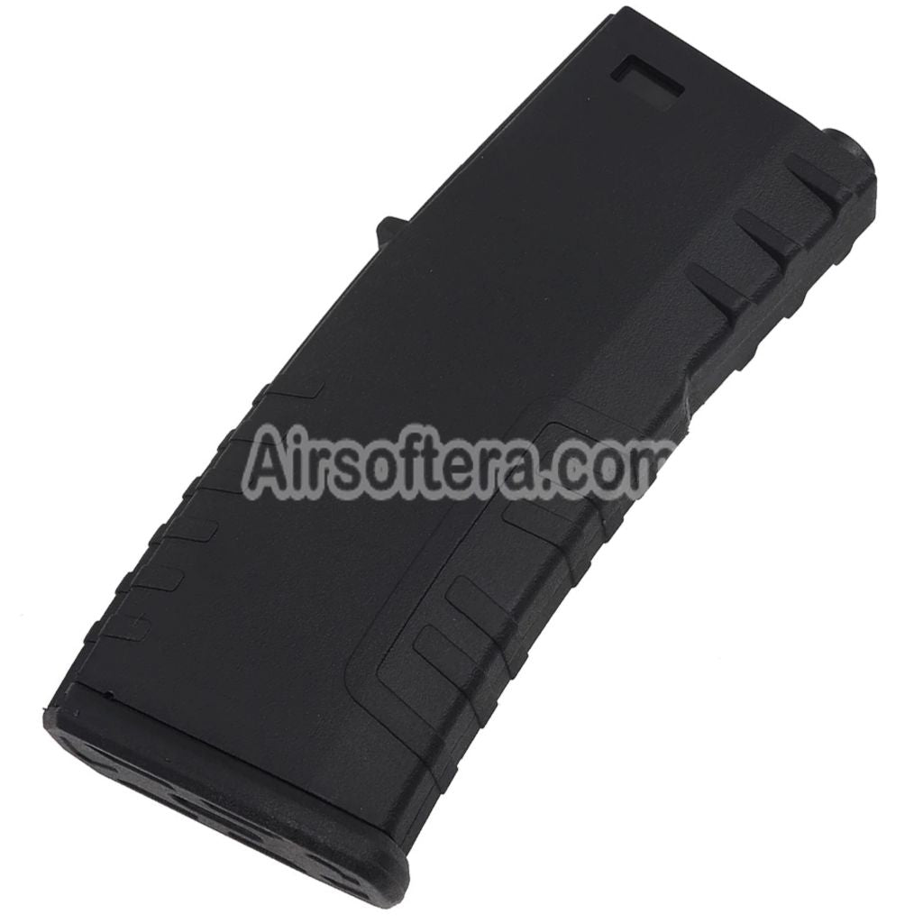 E&C 120rd Polymer Mid-Cap Magazine Suitable For M4 M16 Series AEG Rifles Airsoft Black - AirsoftEra