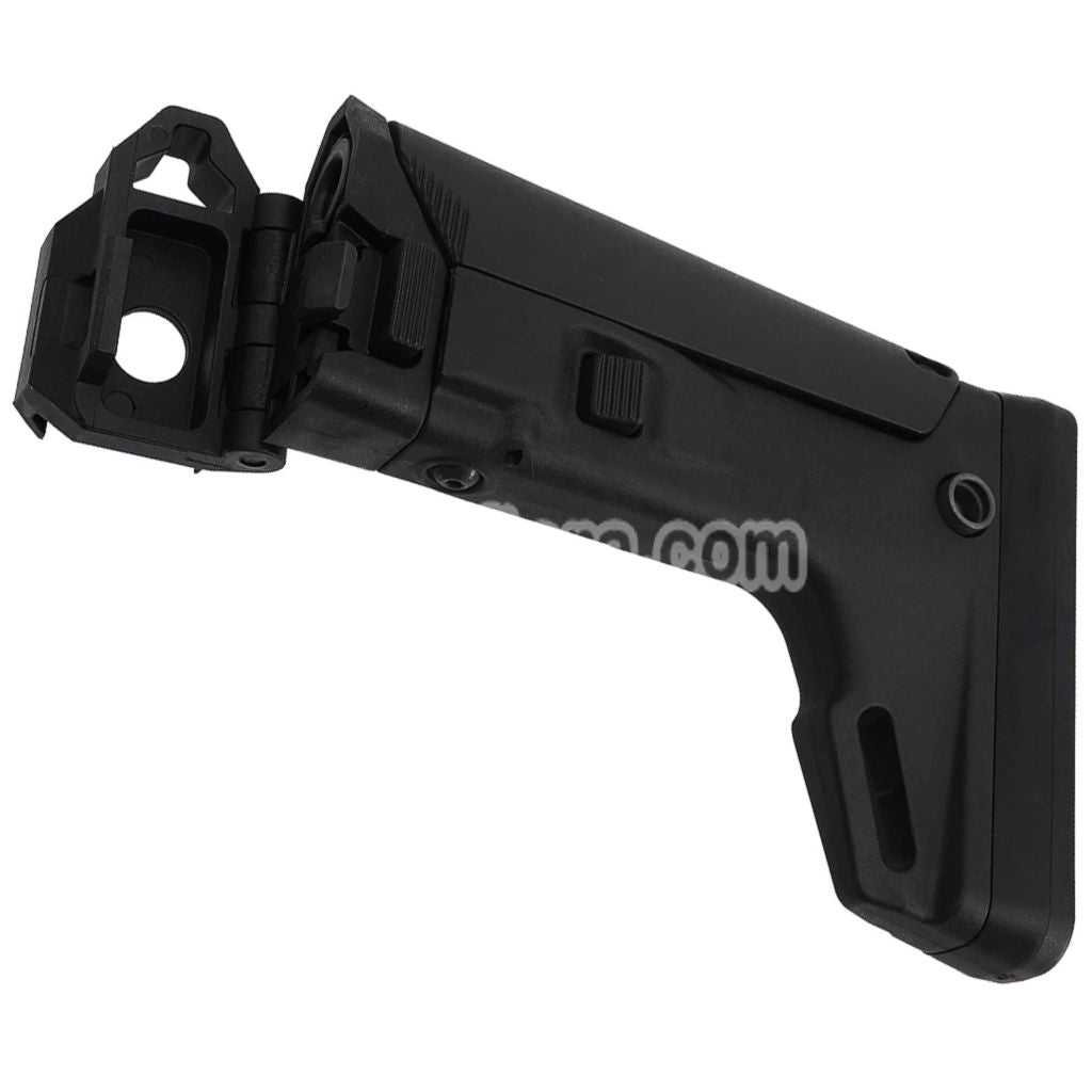 PTS Enhanced Polymer E9 Masada Side Folding Stock with Adapter Suitable For ASG CZ Scorpion EVO AEG Rifles Airsoft Black