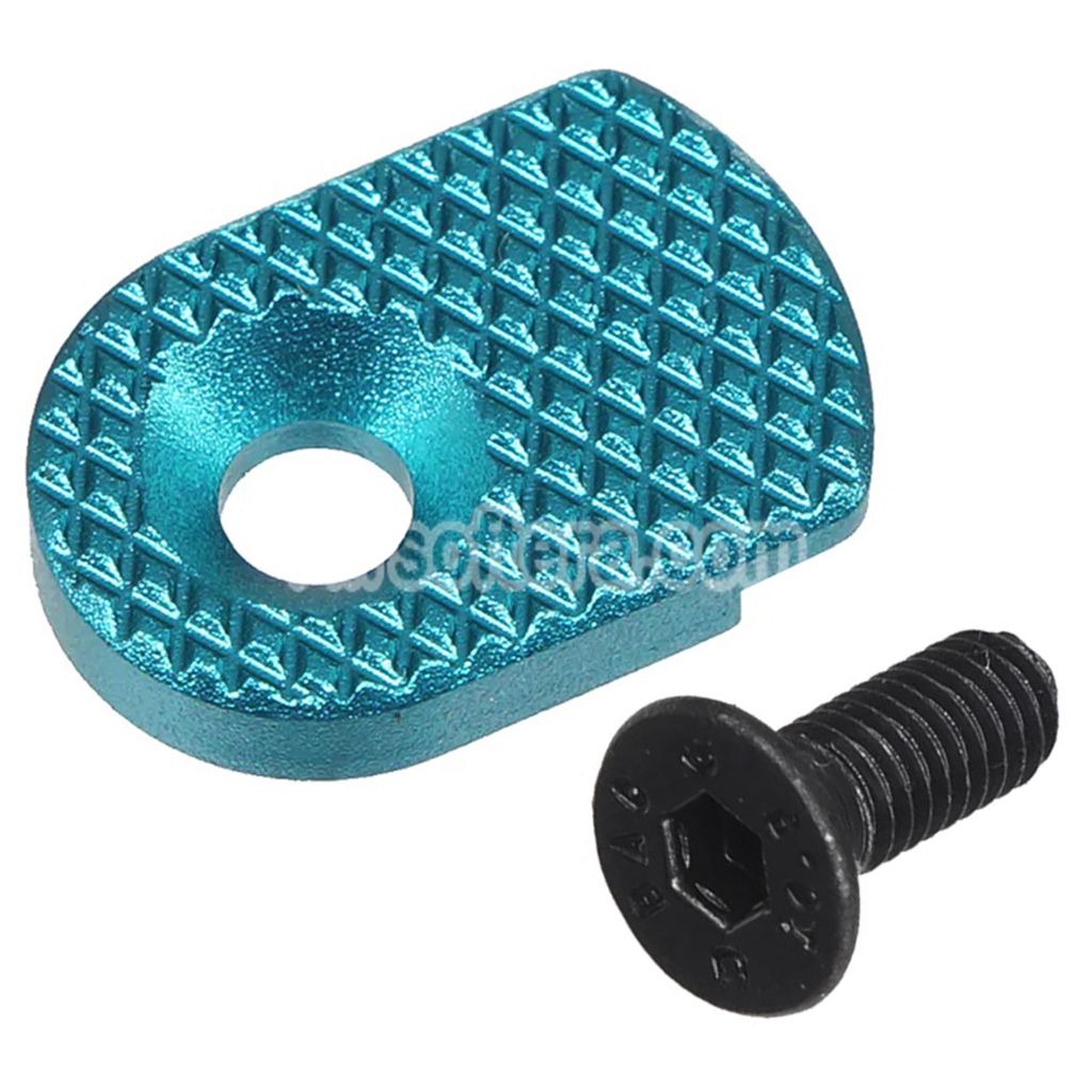 5KU CNC Aluminum Magazine Release Button Type-B For KJ Works ASG CZ Shadow2 TS2 Series GBB Pistols Airsoft Blue