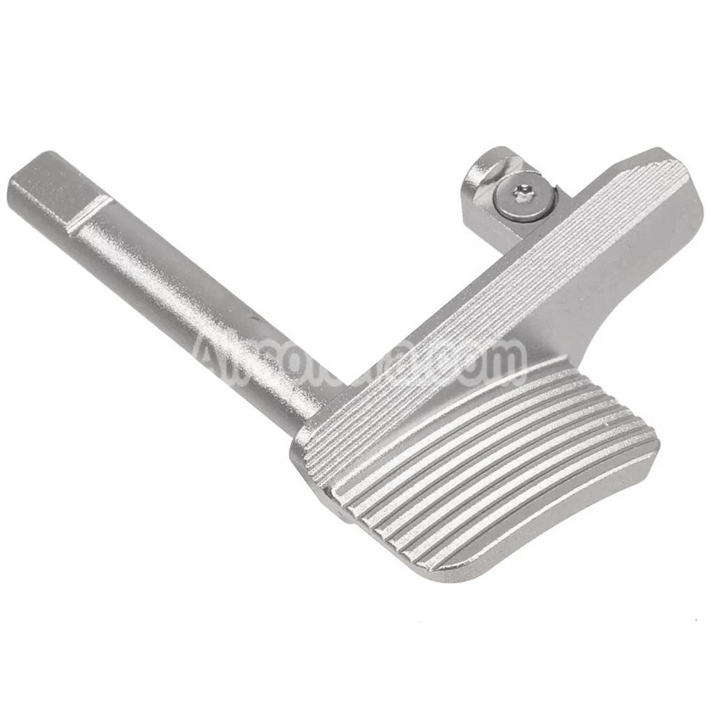 5KU CNC Aluminum Thumb Rest Slide Stop Catch For KJ Works ASG CZ Shadow2 Series GBB Pistols Airsoft Silver