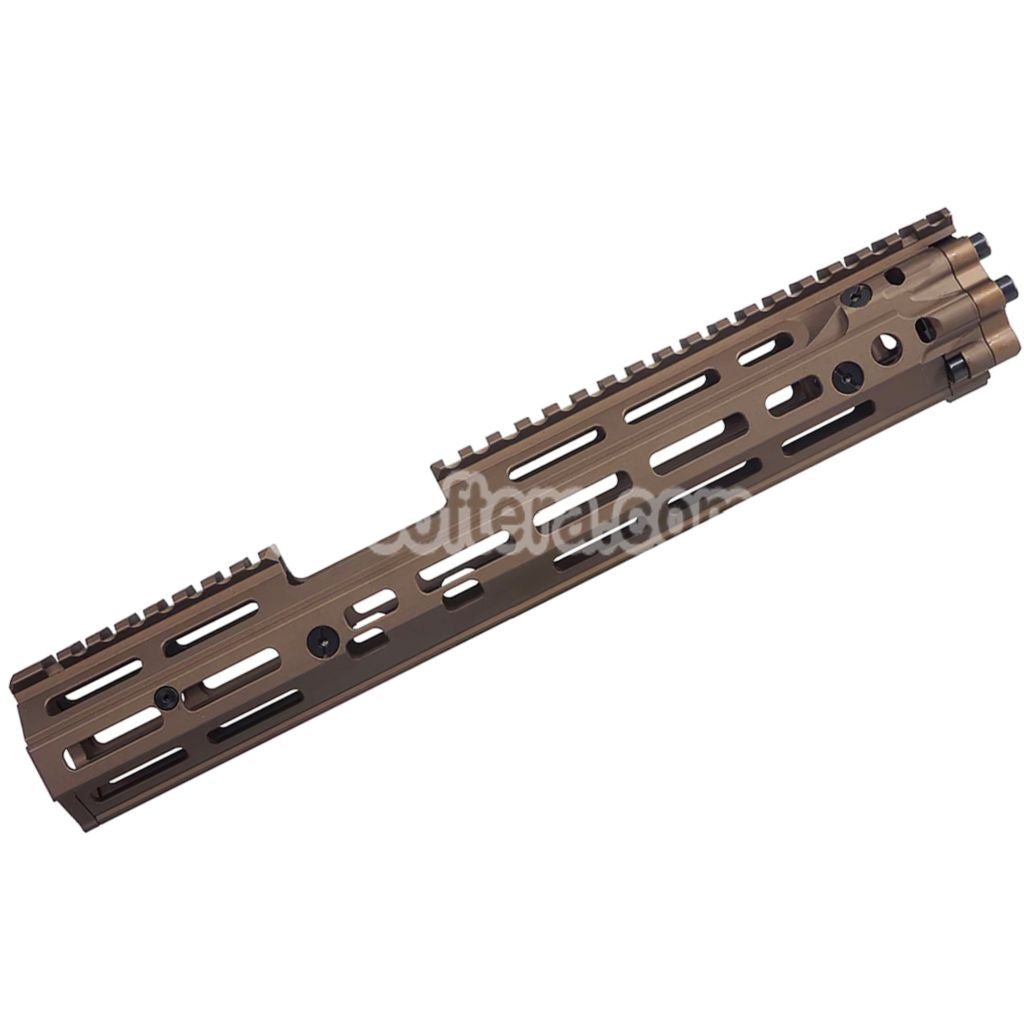 CYMA Daniel Defense Licensed CNC Aluminum 13 Inches Free Float M-LOK RIS III FSP Handguard Rail System Suitable For CYMA E&C D-Boys G&P Classic Army KWA G&G Tokyo Marui M4 M16 Series AEG Rifles Airsoft