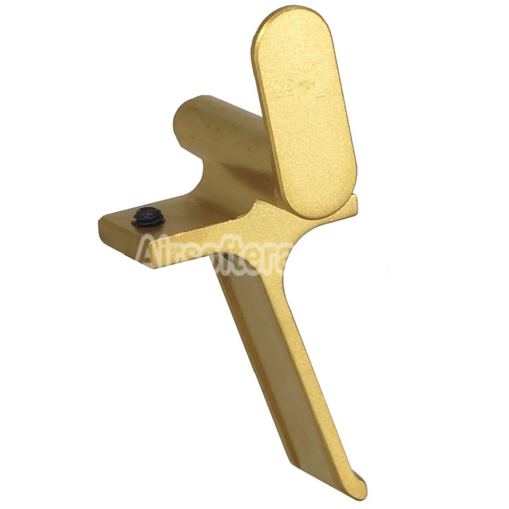 5KU CNC Stainless Steel Flat Blade Trigger For SIG Air VFC P320 M17 M18 X-Series GBB Pistols Airsoft Gold