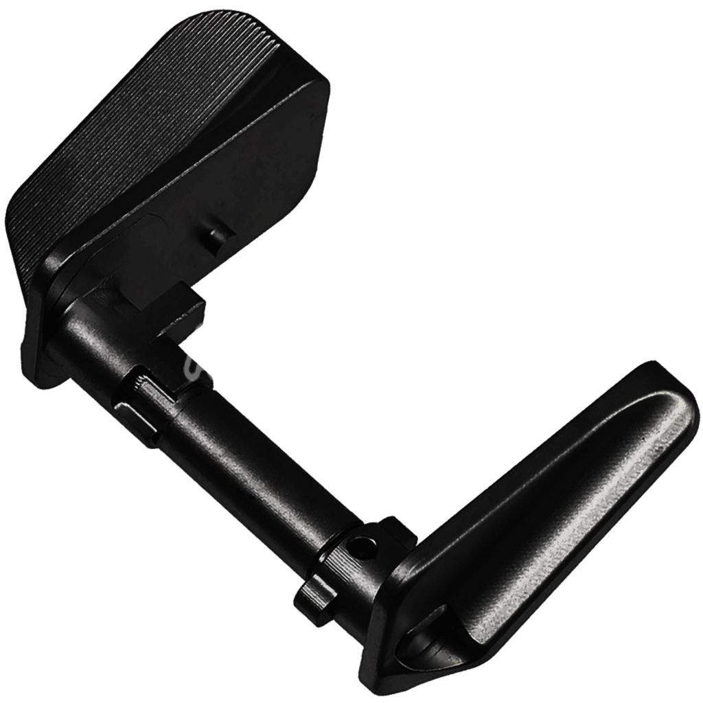 5KU CNC Stainless Steel Thumb Safety-Ambi Type-F For KJ Works ASG CZ Shadow2 Series GBB Pistols Airsoft Black