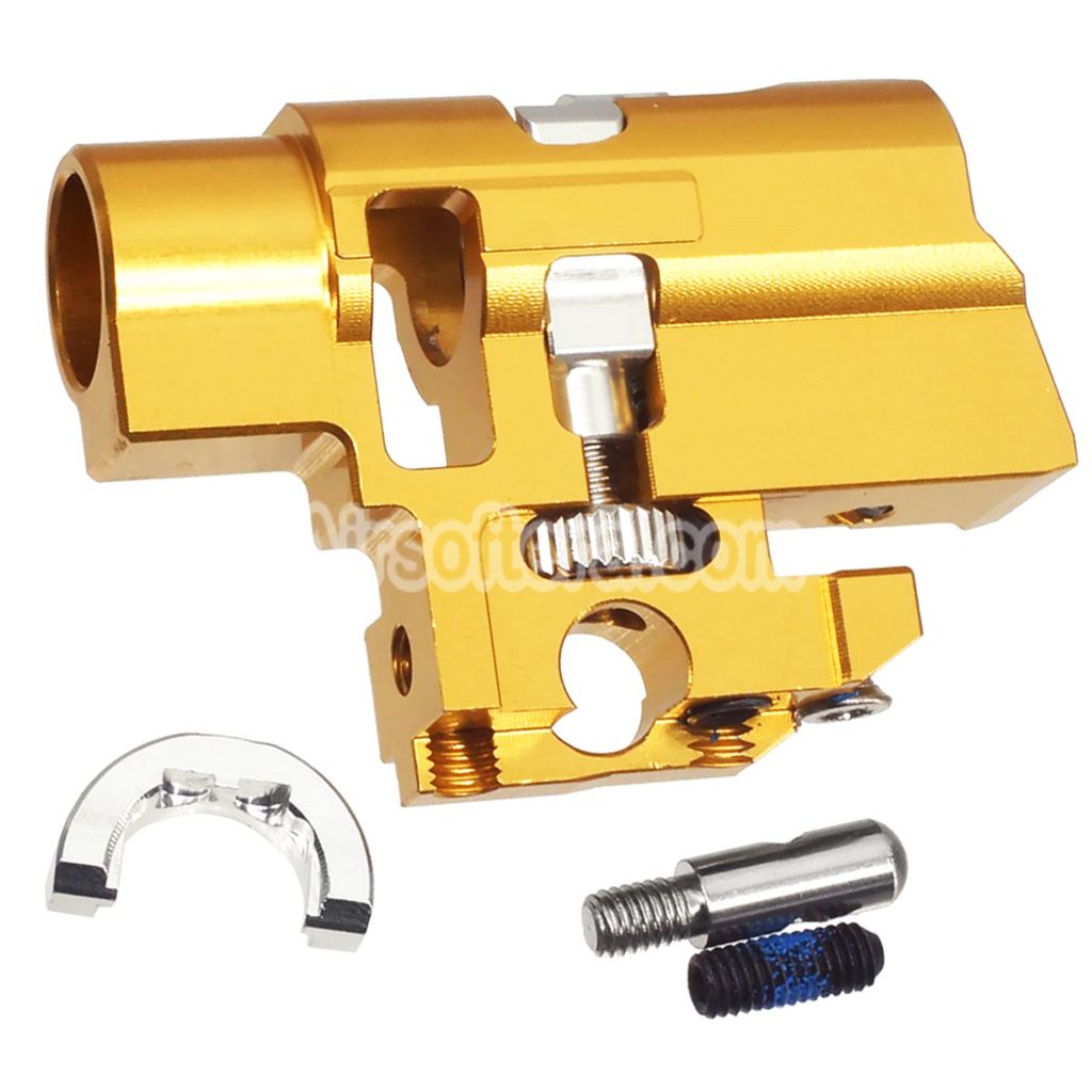 5KU CNC Aluminum One-piece TDC Hop-Up Chamber Suitable For Tokyo Marui M1911 Hi-Capa Series GBB Pistols Gold