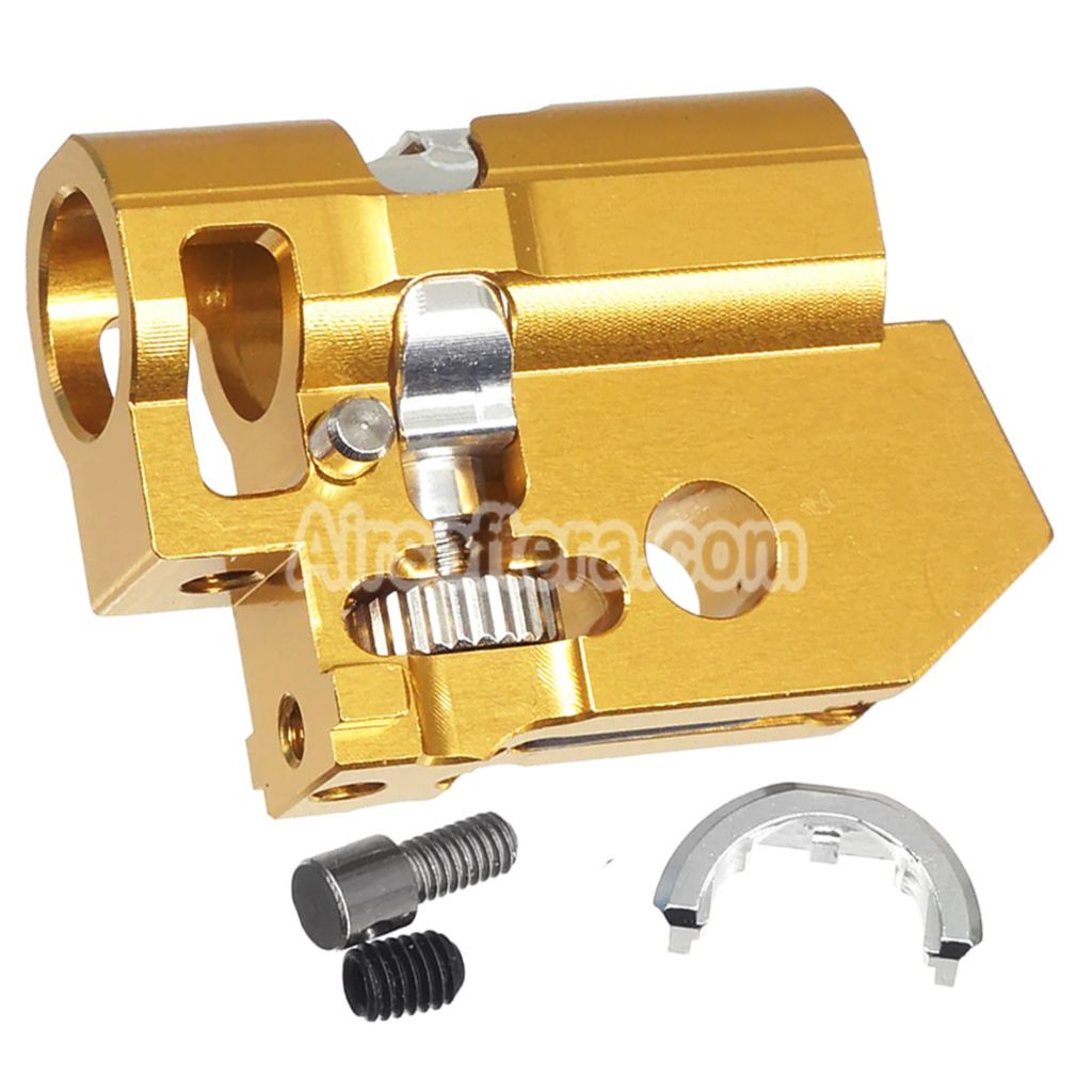 5KU CNC Aluminum One-piece TDC Hop-Up Chamber Suitable For KJ Works ASG CZ Shadow2 TS2 Series GBB Pistols Gold