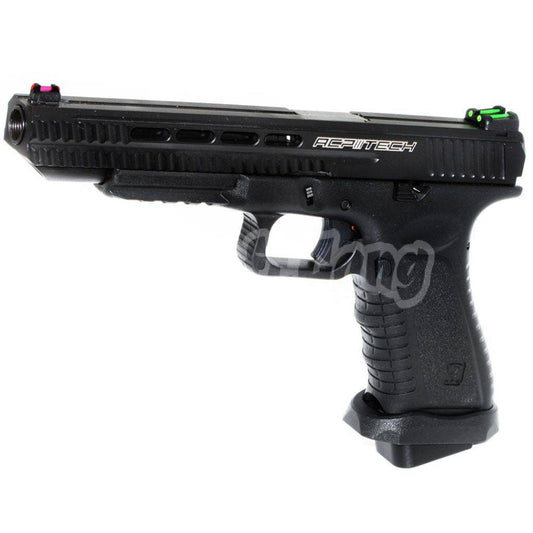 APS Match Version Action Combat Pistol ACP606 Co2 GBB Pistol Complete Set Airsoft Black