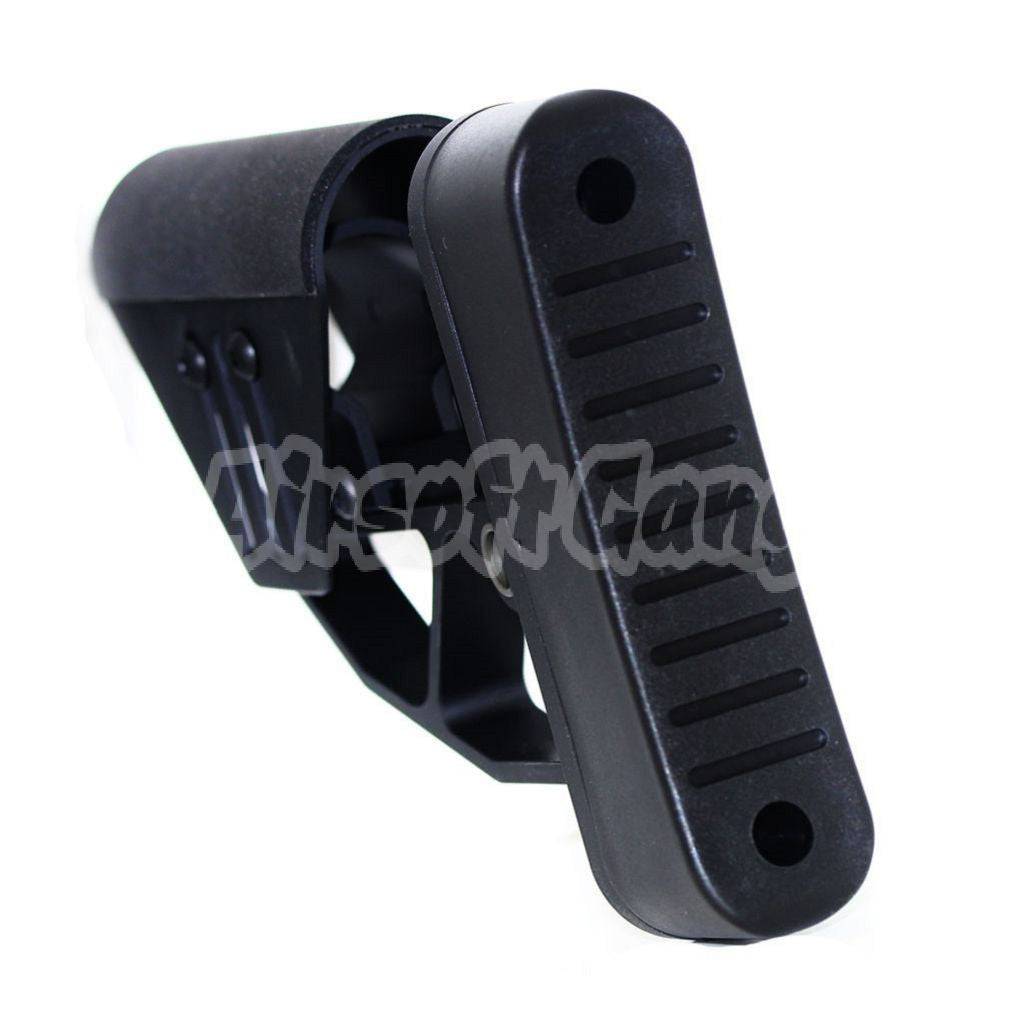 Light Weight Adjustable Stock Buttstock For M4 M16 Series AEG Airsoft Black