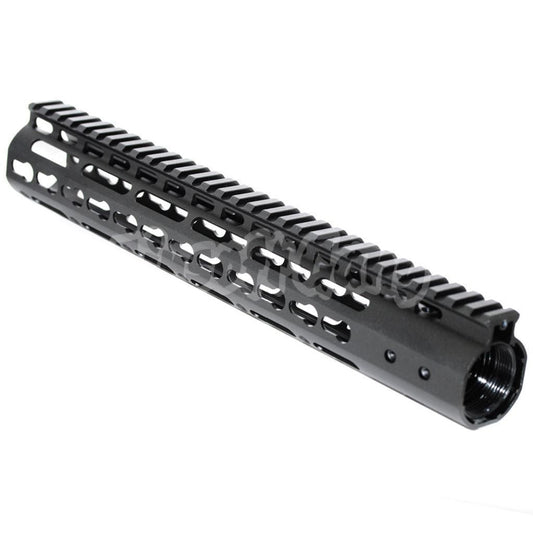 CNC Aluminum 12" Inches Keymod RAS Handguard Rail System For M4 M16 Series Black