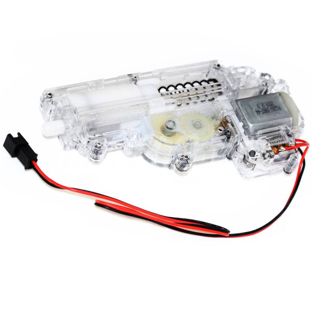 CYMA Transparent Mini Full Gearbox with Motor For CM022 CM023 M82 UZI Series AEG Airsoft