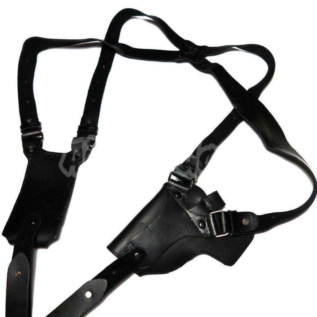 Faux Leather Shoulder Pistol Holster For Walther PPK Black