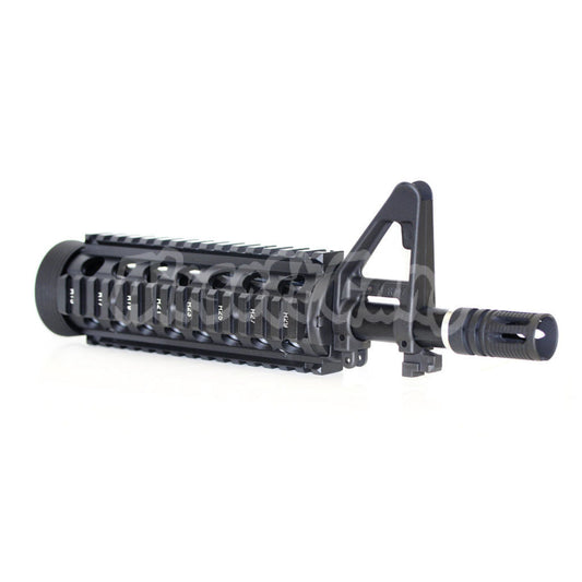 E&C CNC Aluminum RAS Front Set Handguard Rail System With 9.5" Inches Outer Barrel For M4CQB AEG Airsoft Black