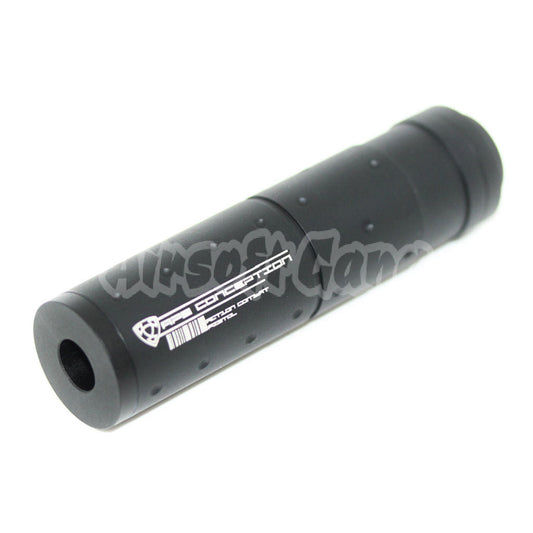 APS Extended Outer Barrel Suppressor Silencer -14mm CCW For ACP601 ACP606 Black Hornet GBB Pistol Airsoft Black