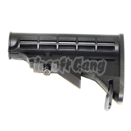 D-BOYS 6-Position Sliding Stock For HK416 M4 M16 Series AEG Airsoft Black