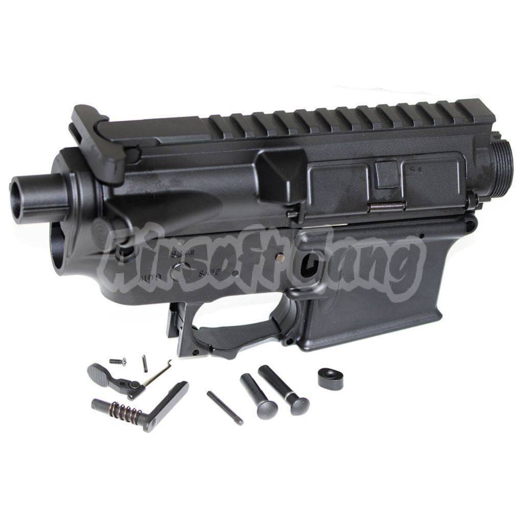 APS Upper Lower Body Receiver For ASR M4 M16 Series AEG Airsoft Black