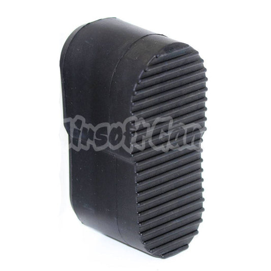 Plastic Rubber PVC Stock Butt Plate Rubberized Recoil Pad For P90 Airsoft Black