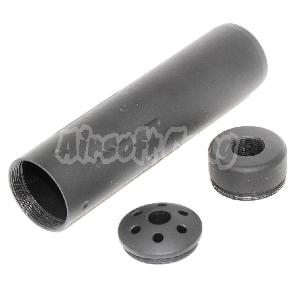 APS ASR107 M4 URX Raptor Rifle Silencer Suppressor For All -14mm CCW Threading Rifle Black