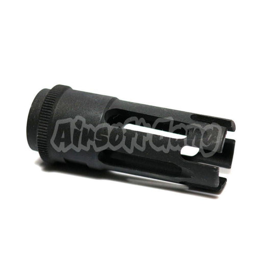 Airsoft 57mm QDC Style Muzzle Brake Flash Hider -14mm CCW Threading