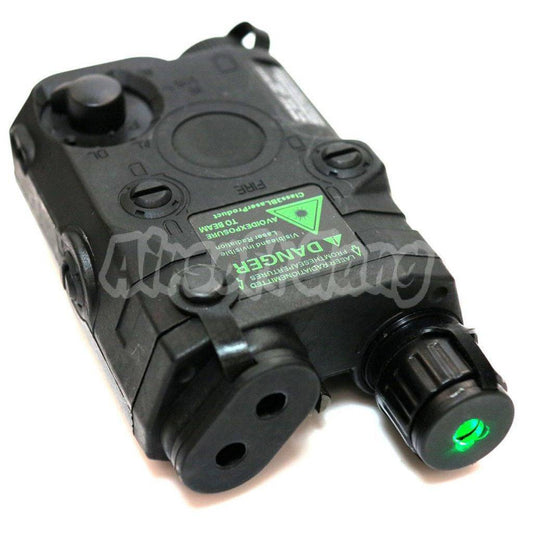 FMA PEQ 15 Style Case Box Black with Green Dot Laser Black
