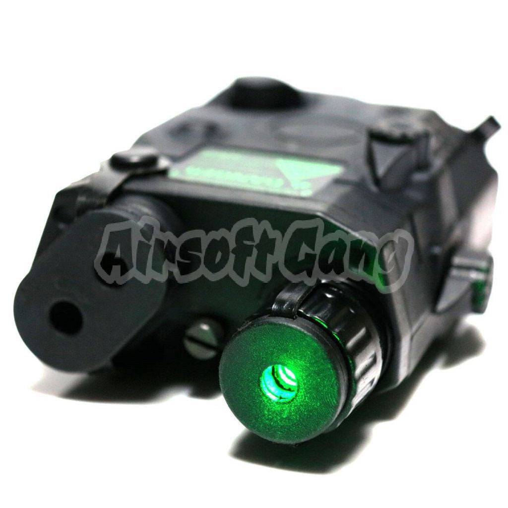 FMA PEQ 15 LA Style Box with Green Dot Laser Black