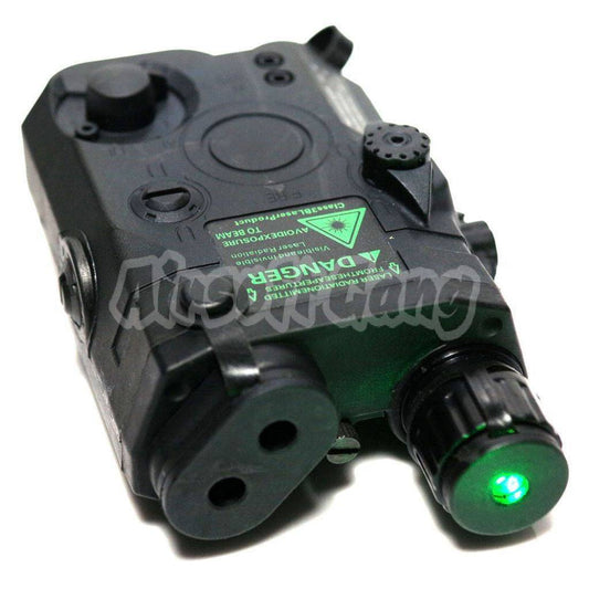 FMA PEQ 15 LA Style Box with Green Dot Laser Black